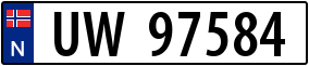 Truck License Plate